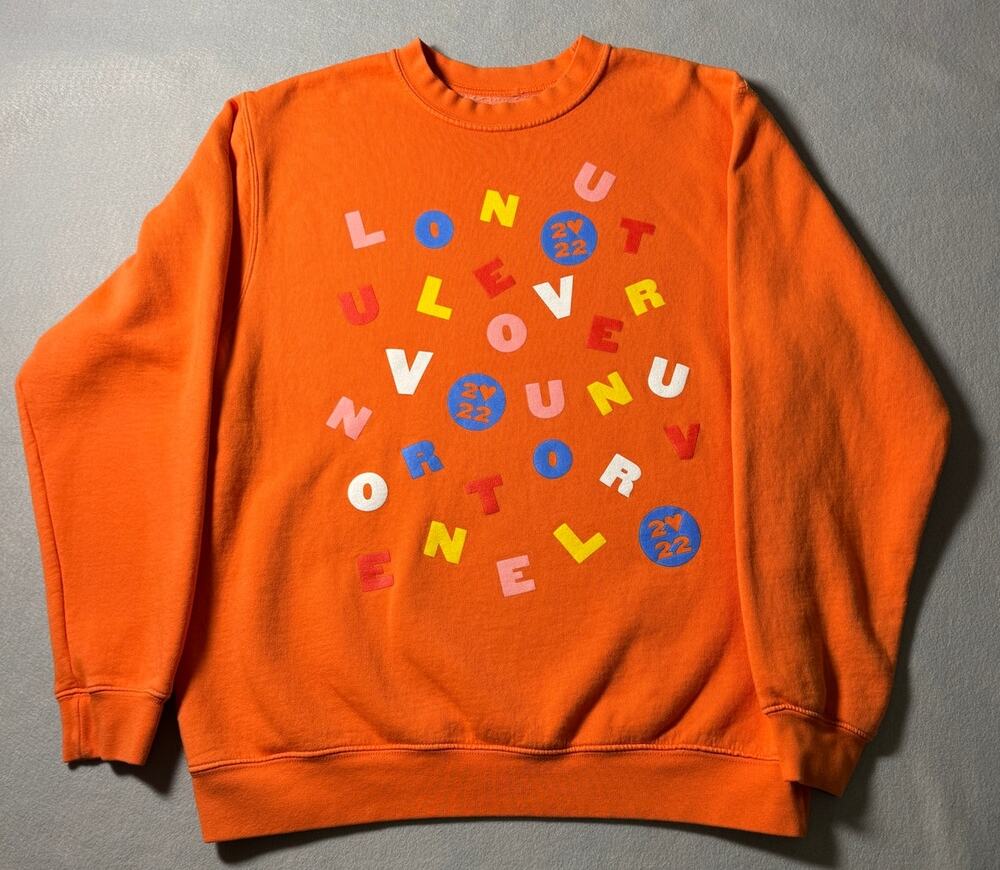 Harry Styles Love on Tour 2022 Alphabet Soup Sweatshirt Size Large